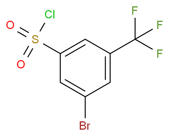3-Bromo-5-(trifluoromethyl)benzenesulfonyl chloride_Molecular_structure_CAS_351003-46-8)