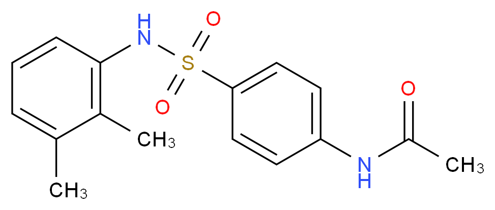 4'-(2,3-Dimethylphenylsulfamoyl)acetanilide_Molecular_structure_CAS_)