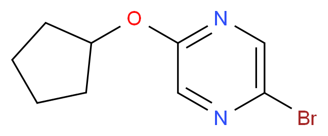 2-BROMO-5-CYCLOPENTYLOXYPYRAZINE_Molecular_structure_CAS_)