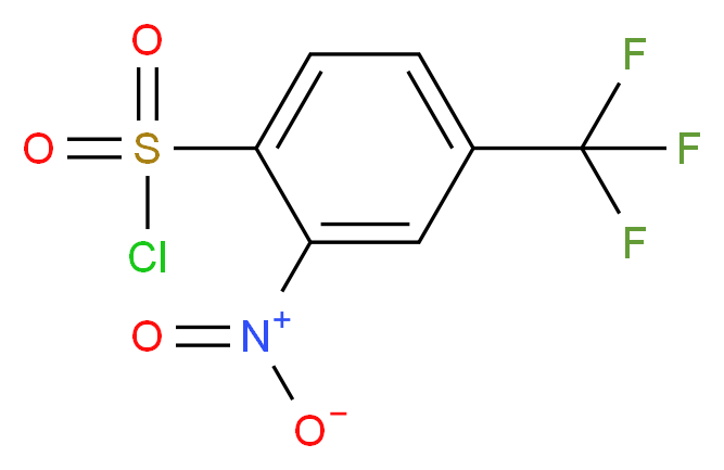 2-Nitro-4-(trifluoromethyl)benzenesulfonyl chloride_Molecular_structure_CAS_837-95-6)
