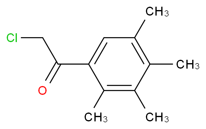2-chloro-1-(2,3,4,5-tetramethylphenyl)ethanone_Molecular_structure_CAS_153275-53-7)