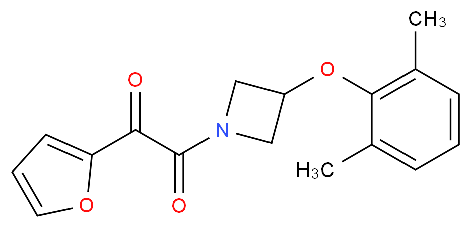 2-[3-(2,6-dimethylphenoxy)azetidin-1-yl]-1-(2-furyl)-2-oxoethanone_Molecular_structure_CAS_)