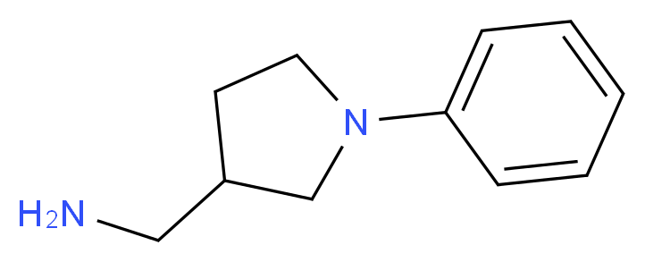 (1-Phenyl-3-pyrrolidinyl)methanamine_Molecular_structure_CAS_910442-15-8)