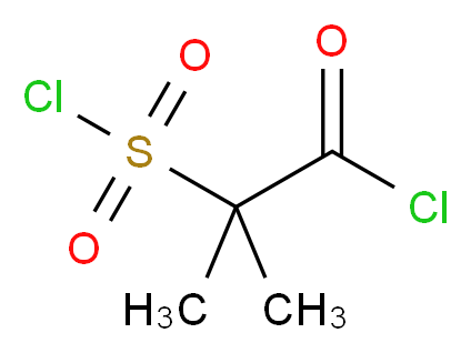 2-(chlorosulfonyl)-2-methylpropanoyl chloride_Molecular_structure_CAS_)