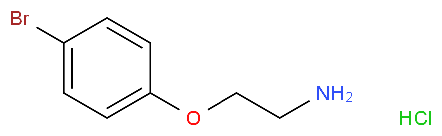 1-(2-aminoethoxy)-4-bromobenzene hydrochloride_Molecular_structure_CAS_)