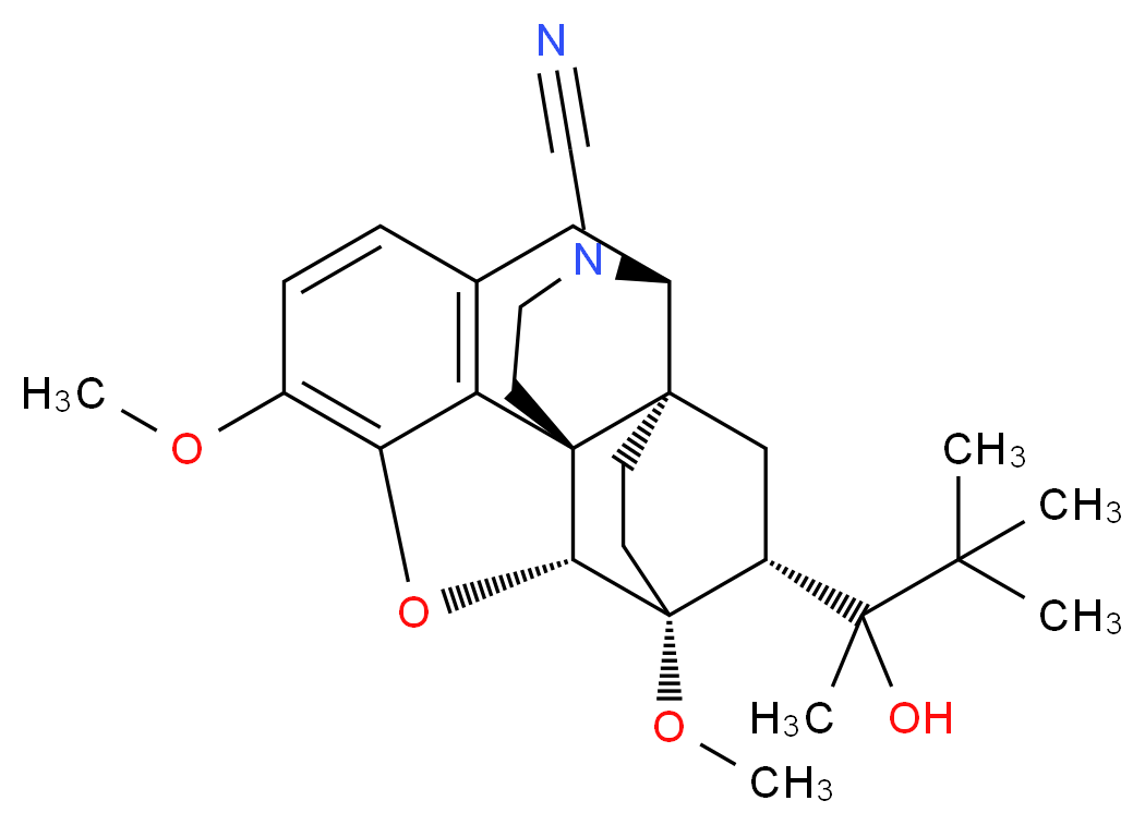 N-Cyano-3-O-methyl Norbuprenorphine_Molecular_structure_CAS_16614-60-1)