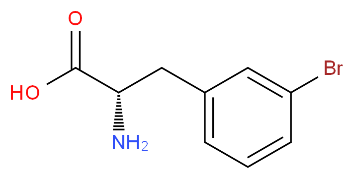 (S)-2-Amino-3-(3-bromophenyl)propanoic acid_Molecular_structure_CAS_82311-69-1)