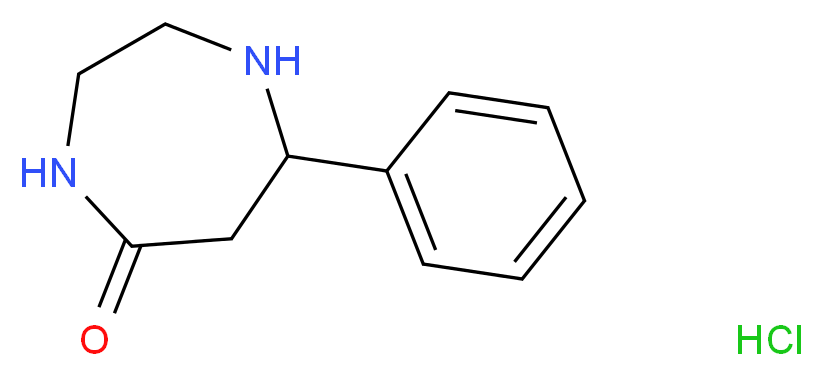 7-Phenyl-1,4-diazepan-5-one Hydrochloride_Molecular_structure_CAS_94215-90-4)