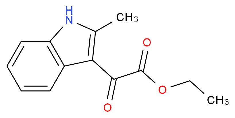 ethyl 2-(2-methyl-1H-indol-3-yl)-2-oxoacetate_Molecular_structure_CAS_6628-34-8)