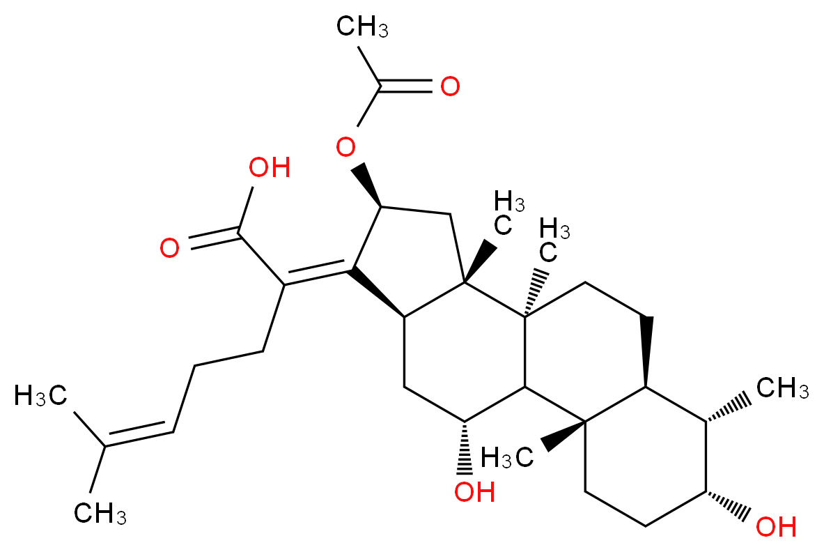 Fusidic acid_Molecular_structure_CAS_6990-06-3)