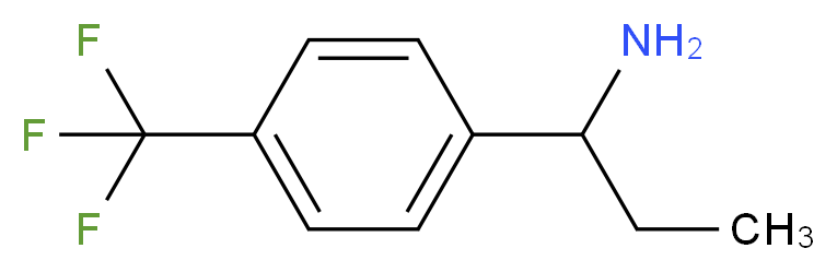 1-[4-(Trifluoromethyl)phenyl]propylamine_Molecular_structure_CAS_439811-20-8)