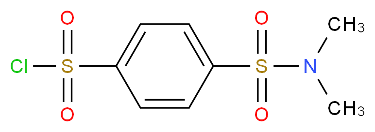 4-[(dimethylamino)sulfonyl]benzenesulfonyl chloride_Molecular_structure_CAS_)