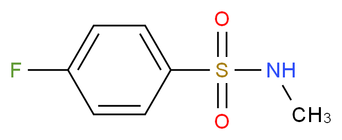 4-Fluoro-N-methylbenzenesulphonamide_Molecular_structure_CAS_433-14-7)