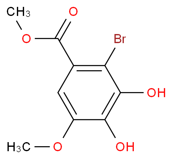 Methyl 2-bromo-3,4-dihydroxy-5-methoxybenzoate_Molecular_structure_CAS_)