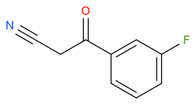 3-(3-Fluoro-phenyl)-3-oxo-propionitrile_Molecular_structure_CAS_21667-61-8)