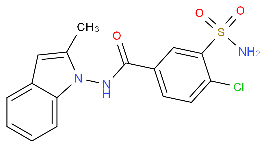 Dehydro Indapamide_Molecular_structure_CAS_63968-75-2)