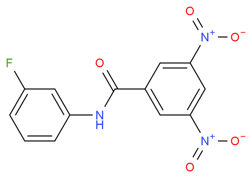 N-(3-Fluorophenyl)-3,5-dinitrobenzamide_Molecular_structure_CAS_)