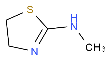 N-methyl-4,5-dihydro-1,3-thiazol-2-amine_Molecular_structure_CAS_)