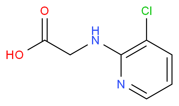 [(3-chloropyridin-2-yl)amino]acetic acid_Molecular_structure_CAS_)