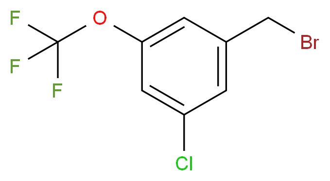 3-Chloro-5-(trifluoromethoxy)benzyl bromide_Molecular_structure_CAS_886503-33-9)