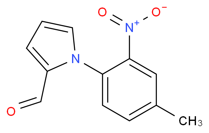 1-(4-methyl-2-nitrophenyl)-1H-pyrrole-2-carboxaldehyde_Molecular_structure_CAS_)