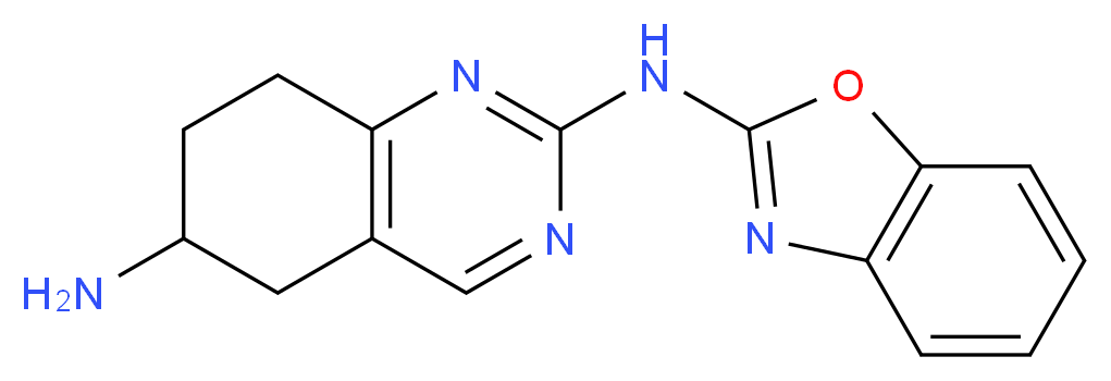 N~2~-1,3-benzoxazol-2-yl-5,6,7,8-tetrahydroquinazoline-2,6-diamine_Molecular_structure_CAS_)