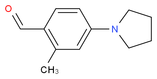2-Methyl-4-pyrrolidin-1-yl-benzaldehyde_Molecular_structure_CAS_)