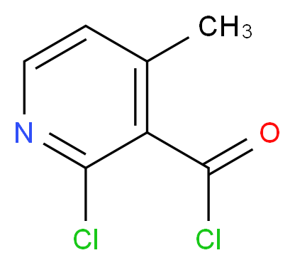 2-Chloro-4-methyl-nicotinoyl chloride_Molecular_structure_CAS_)