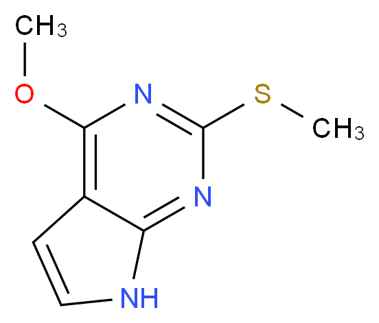 4-Methoxy-2-methylsulphanyl-7H-pyrrolo[2,3-d]pyrimidine_Molecular_structure_CAS_)