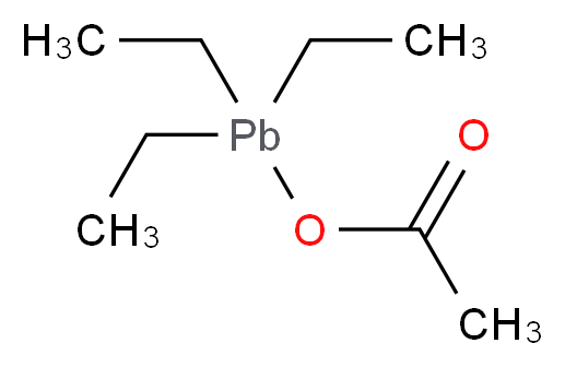 Acetoxytriethyllead(IV)_Molecular_structure_CAS_2587-81-7)