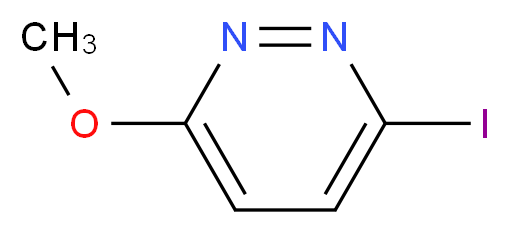 3-Iodo-6-methoxypyridazine_Molecular_structure_CAS_17321-35-6)