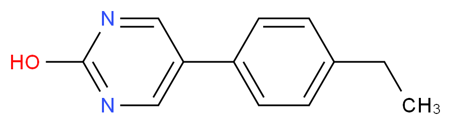5-(4-ethylphenyl)pyrimidin-2-ol_Molecular_structure_CAS_)