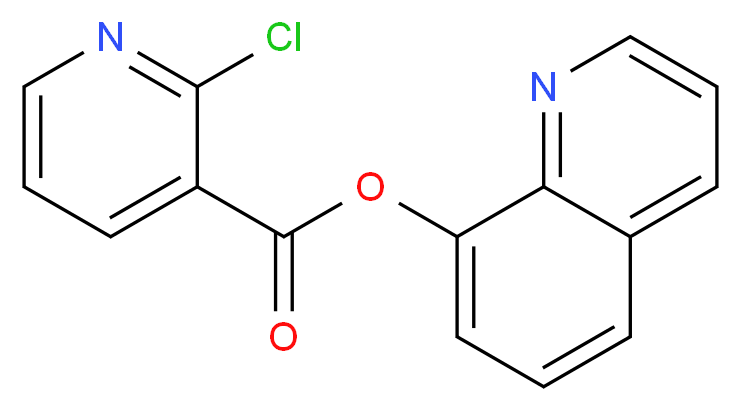 quinolin-8-yl 2-chloronicotinate_Molecular_structure_CAS_)