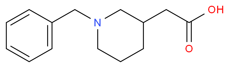 2-(1-Benzyl-3-piperidinyl)acetic acid_Molecular_structure_CAS_)