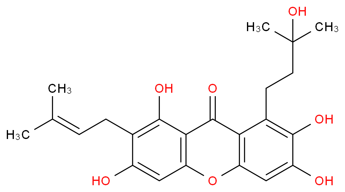 Garcinone C_Molecular_structure_CAS_76996-27-5)