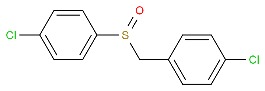 Chlorbensid sulfoxide_Molecular_structure_CAS_7047-28-1)