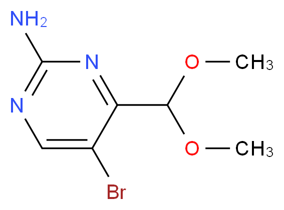 2-Amino-5-bromo-4-dimethoxymethylpyrimidine_Molecular_structure_CAS_914347-52-7)