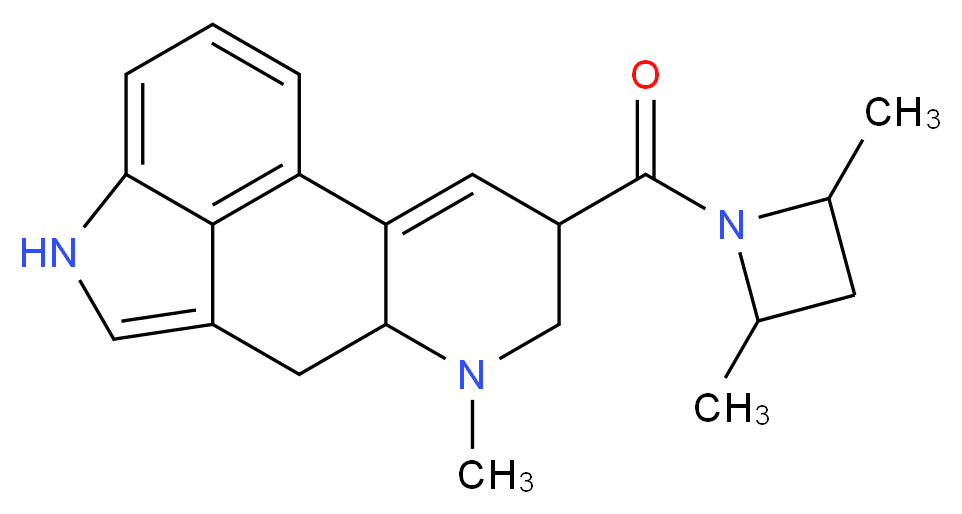 Lysergic acid 2,4-dimethylazetidide_Molecular_structure_CAS_470666-31-0)
