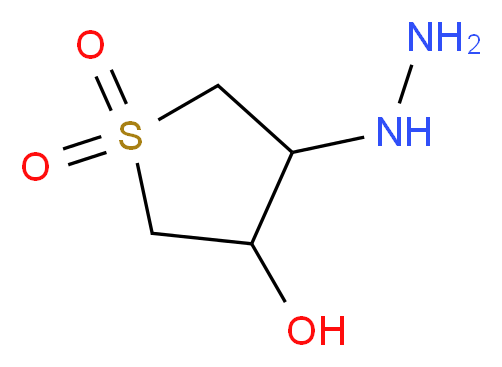 4-Hydrazinotetrahydrothiophene-3-ol 1,1-dioxide_Molecular_structure_CAS_874-47-5)