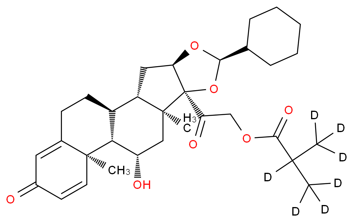 Ciclesonide-d7_Molecular_structure_CAS_1225382-70-6)