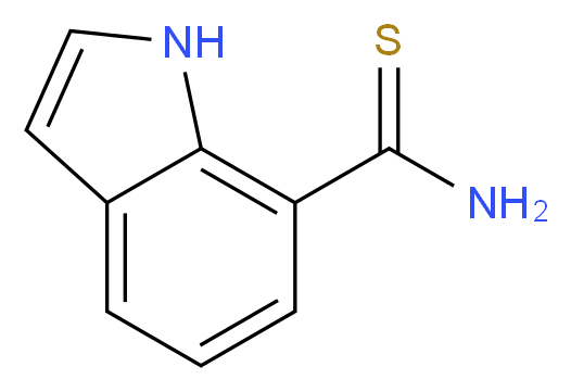 1H-INDOLE-7-CARBOTHIOIC ACID AMIDE_Molecular_structure_CAS_885272-34-4)
