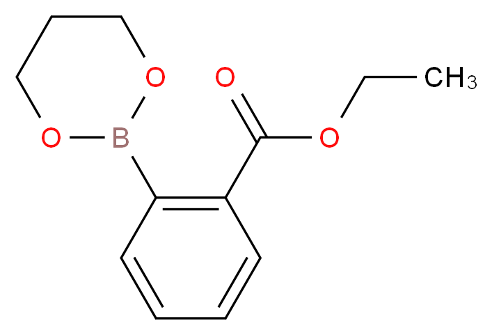 Ethyl 2-(1,3,2-dioxaborinan-2-yl)benzoate_Molecular_structure_CAS_850567-60-1)
