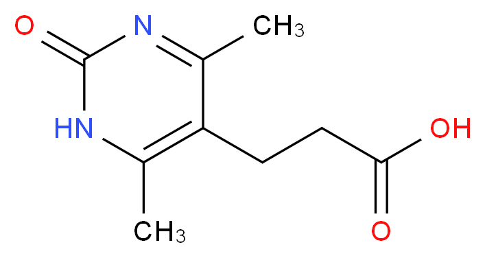 3-(4,6-Dimethyl-2-oxo-1,2-dihydropyrimidin-5-yl)propanoic acid_Molecular_structure_CAS_937669-19-7)
