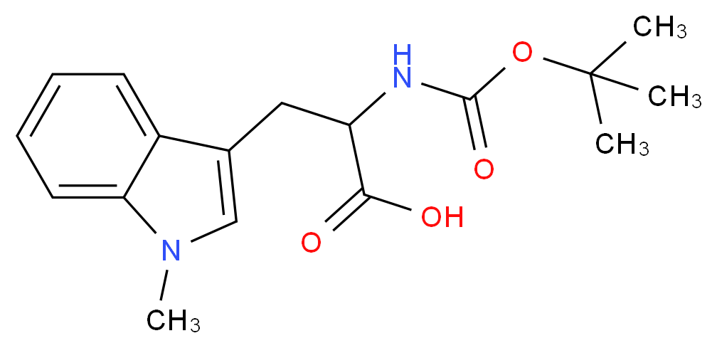 Boc-1-methyl-DL-tryptophan_Molecular_structure_CAS_)