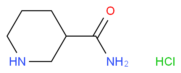 3-Piperidinecarboxamide hydrochloride_Molecular_structure_CAS_828300-58-9)