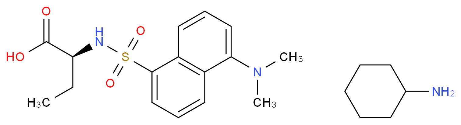 Dansyl-L-α-amino-n-butyric acid cyclohexylammonium salt_Molecular_structure_CAS_102783-25-5)