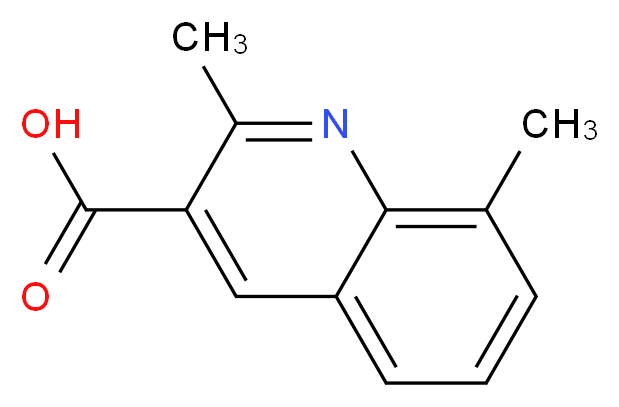 2,8-Dimethyl-quinoline-3-carboxylic acid_Molecular_structure_CAS_)