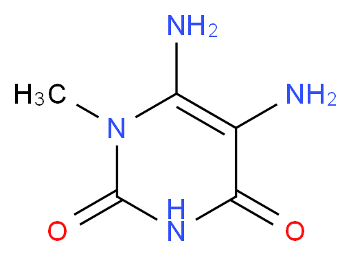 5,6-Diamino-1-methylpyrimidine-2,4(1H,3H)-dione_Molecular_structure_CAS_6972-82-3)