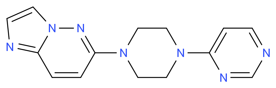 6-(4-pyrimidin-4-ylpiperazin-1-yl)imidazo[1,2-b]pyridazine_Molecular_structure_CAS_)