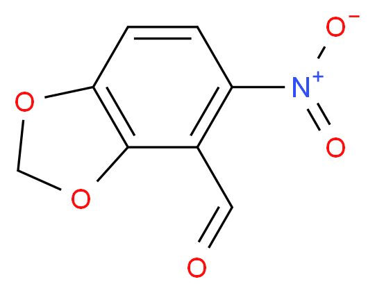5-NITRO-1,3-BENZODIOXOLE-4-CARBALDEHYDE_Molecular_structure_CAS_28310-13-6)